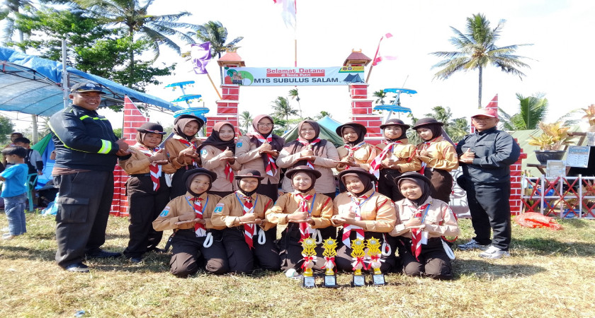 Kontingen MTs Subulus Salam Sukodono menorehkan prestasi  dalam Kemah PUJA  (Pujer-Jambesari)Tahun 2026